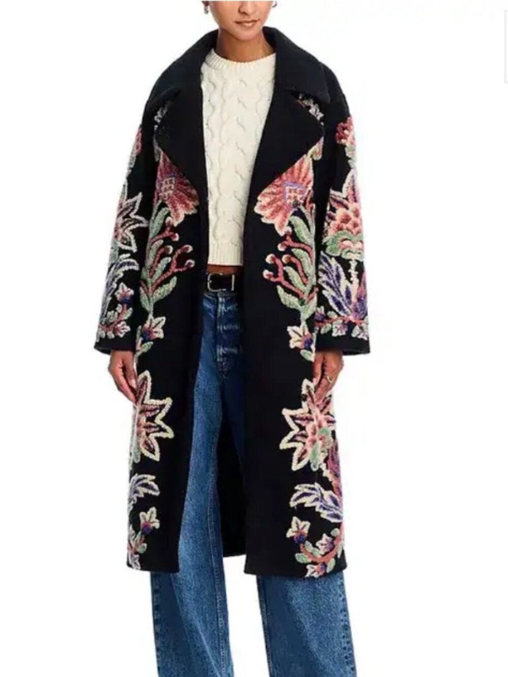 NWT (Other) Farm Rio Marvelous Garden Fleece Long Coat. Size M/L